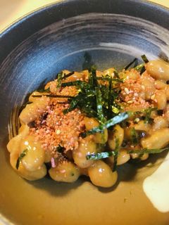 毎日の納豆●たらこふりかけトッピング-レシピのメイン写真