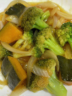 玉ねぎと冷凍野菜の甘酢炒め-レシピのメイン写真