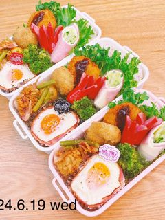 男子大学生お弁当★027-レシピのメイン写真