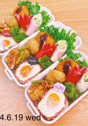 男子大学生お弁当★027-レシピのメイン写真