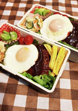 高１男子とパパの弁当240619-レシピのメイン写真