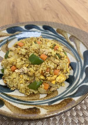 カレーチャーハン-レシピのメイン写真