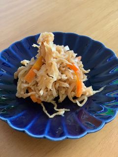 アイラップ&レンジで切り干し大根の煮物-レシピのメイン写真