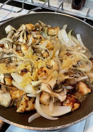 ガリで作る鶏胸肉の生姜焼き-レシピのメイン写真