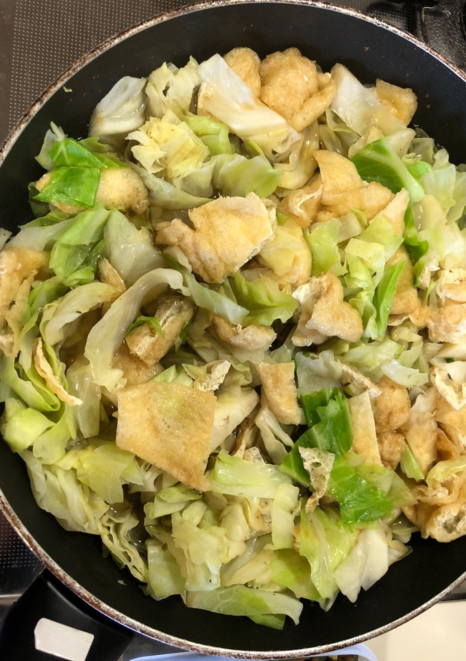 キャベツと油揚げのさっと煮-レシピのメイン写真