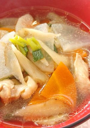 【減塩レシピ】鶏肉と根菜のスープ-レシピのメイン写真