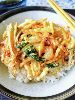 シーフードミックスでかき揚げ丼-レシピのメイン写真