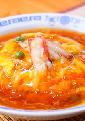 ズワイ蟹のかに玉あんかけ-レシピのメイン写真