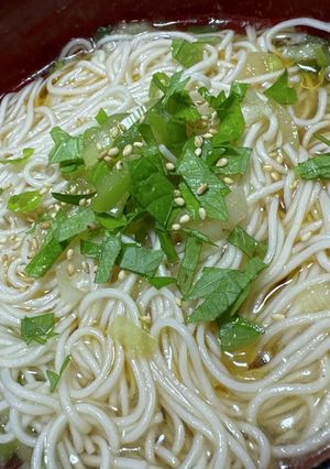 夏にさっぱり！冷麺風そうめん-レシピのメイン写真