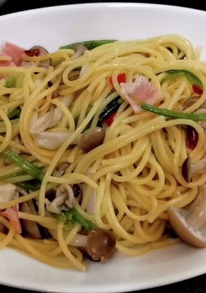 フライパンだけで作るペペロンチーノ-レシピのメイン写真