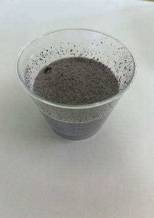 黒ごまプリン-レシピのメイン写真