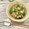 超簡単♪オクラとえのきの麺つゆポン酢和え