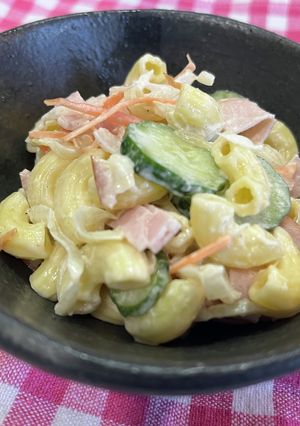 朝作って夜食に⭐︎簡単♪マカロニサラダ-レシピのメイン写真