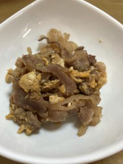 なたね(牛肉の卵炒め)-レシピのメイン写真