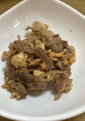 なたね（牛肉の卵炒め）-レシピのメイン写真