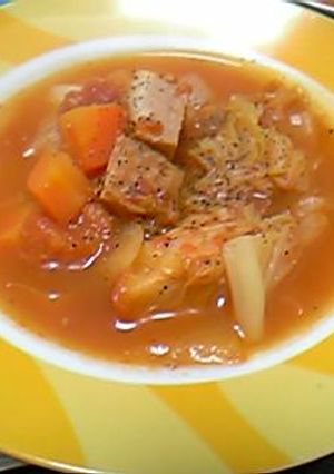 圧力鍋で簡単!トマトの煮込み-レシピのメイン写真
