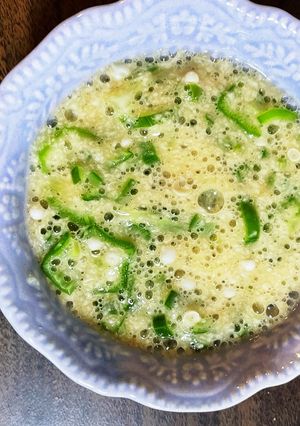 【減塩】夏バテ防止!おくらとろろ-レシピのメイン写真