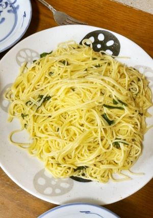 ちょっと東洋風なペペロンチーノ-レシピのメイン写真