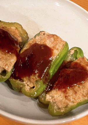 パン粉不要!超簡単♪ピーマンの肉詰め-レシピのメイン写真