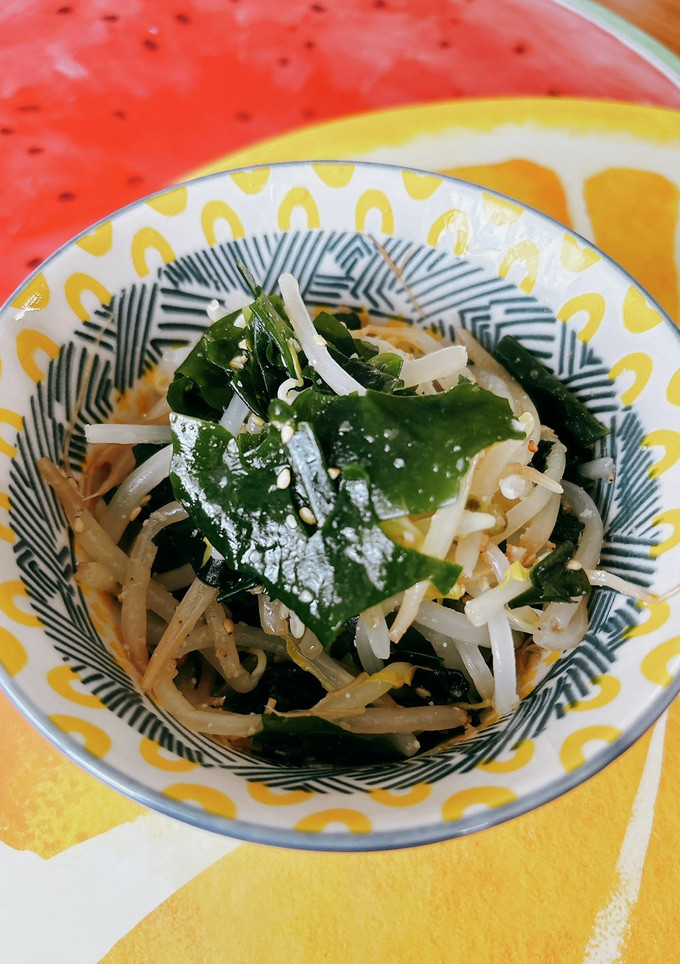 作り置き★もやしワカメナムル(無水鍋使用-レシピのメイン写真