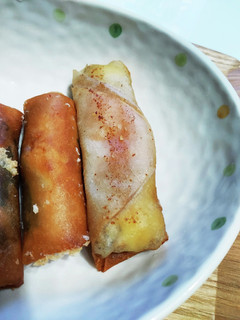 ハム えのき チーズの春巻き-レシピのメイン写真