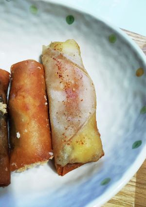 ハム えのき チーズの春巻き-レシピのメイン写真