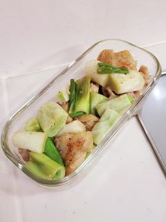鶏もも&長ネギ炒め-レシピのメイン写真