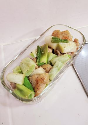 鶏もも＆長ネギ炒め-レシピのメイン写真
