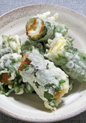 梅しそチーズのちくわ天-レシピのメイン写真
