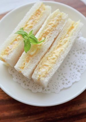 からしマヨ味☆たまごサンドウィッチ-レシピのメイン写真