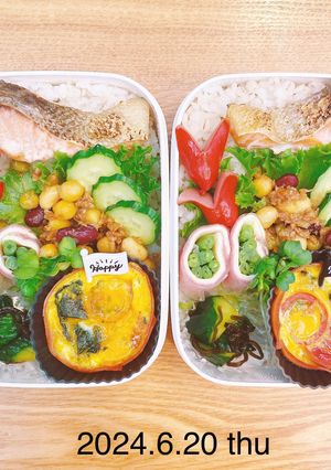 男子大学生お弁当★028-レシピのメイン写真