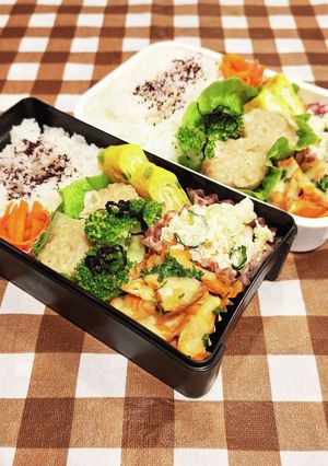高１男子とパパの弁当240620-レシピのメイン写真