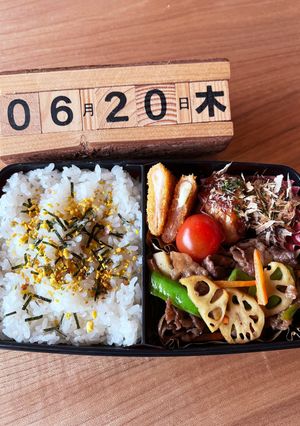 2024.6/20 高校生男子お弁当-レシピのメイン写真