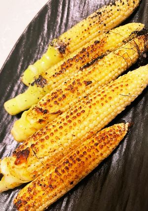 ヤングコーンのオリーブクレイジー焼き-レシピのメイン写真