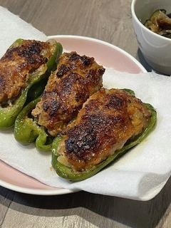 ピーマンの肉詰め-レシピのメイン写真