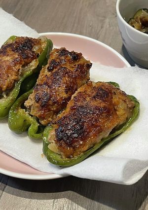 🫑ピーマンの肉詰め-レシピのメイン写真