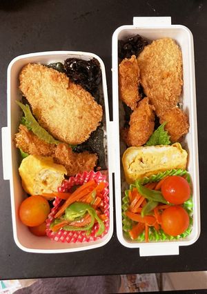男子高校生弁当 記録13 のり弁-レシピのメイン写真