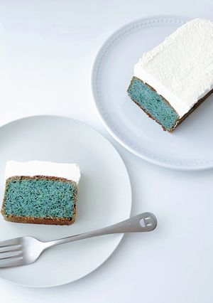 青いパウンドケーキ-レシピのメイン写真
