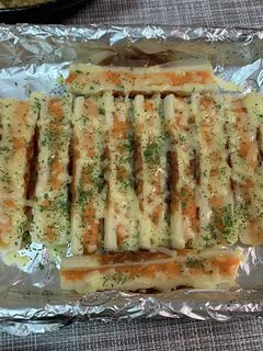 ちくわの明太チーズ焼き-レシピのメイン写真