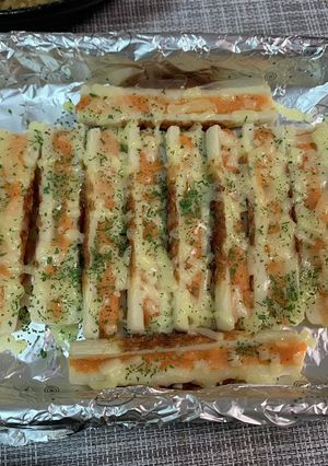 ちくわの明太チーズ焼き-レシピのメイン写真