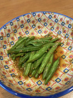 レンジで茹でインゲン-レシピのメイン写真