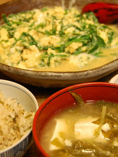 ★春満喫★セリとおあげの混ぜご飯-レシピのメイン写真