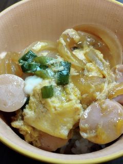 魚肉ソーセージの玉子丼-レシピのメイン写真