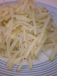 じゃがいもの千切り炒め♪-レシピのメイン写真