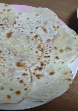 餃子の皮で！パリパリなチーズナン？-レシピのメイン写真