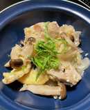白ワインのお供に！鶏もも肉のガリポン炒め