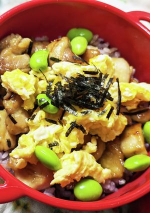 早くできるお弁当4 やきとり丼-レシピのメイン写真