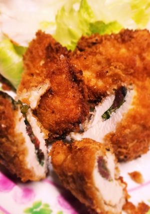 チキンカツ(梅チソ)-レシピのメイン写真