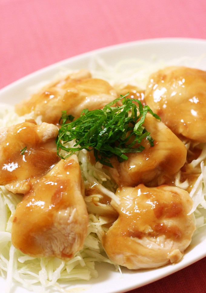ささみの梅オイ照り焼き-レシピのメイン写真
