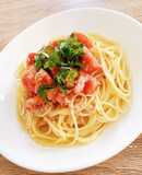 夏野菜で真夏のさっぱり冷製パスタ！